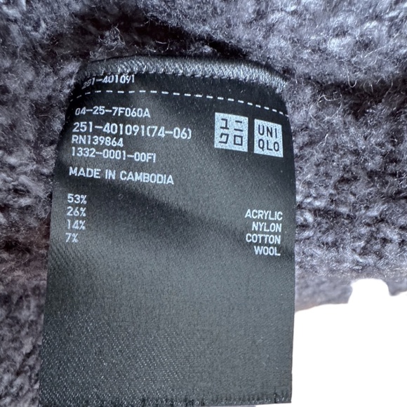 UNIQLO Long Knit Open-Front Cozy Cardigan (L) - Picture 4 of 6
